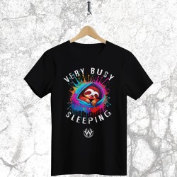 Sloth "Very busy sleeping" t shirt